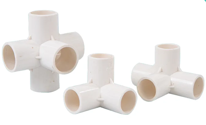 Factory Outlet Furniture Grade PVC Pipe Fittings Equal Tee for Water Supply
