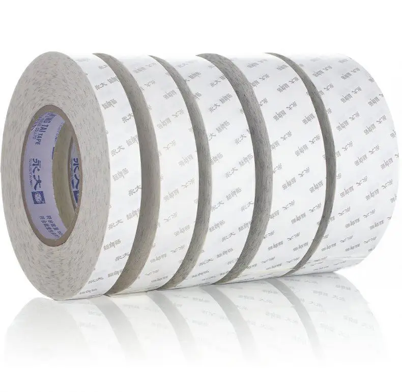 Double Sided Tape For Led Tv Screens Acrylic 0.5Mm 8Mm Rounded Fabric Fuse Hem Adhesive Transparent Adhésive Paper