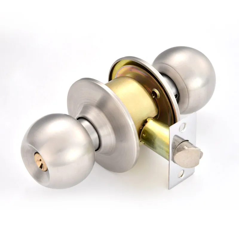 Amazon best seller twist lock door knob entrance door knob lock set orb knob lock