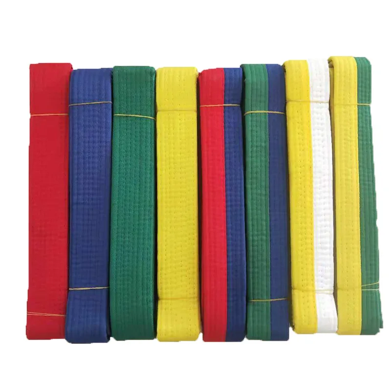 Customize Martial Arts Belts Colorful custom karate belts colors taekwondo belts