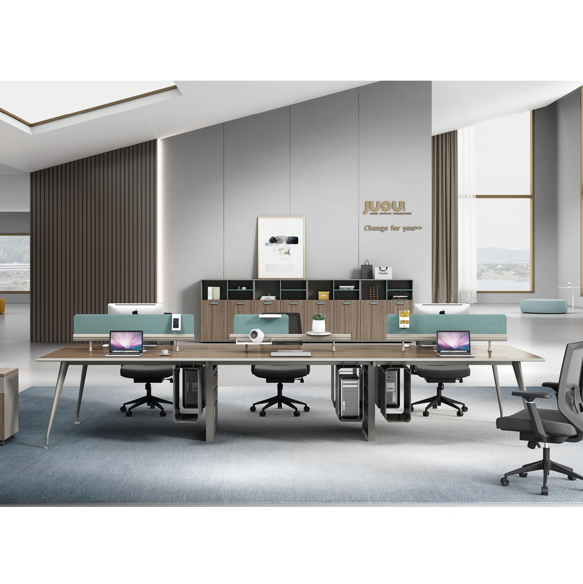 modern office furniture office desk wood muebles de oficina