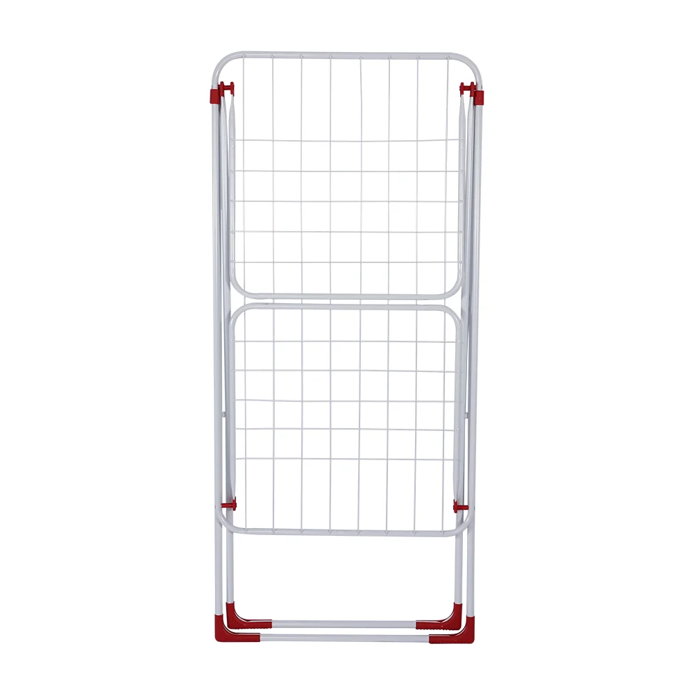 Indoor Outdoor Metal Standing Laundry Clothes Hanger Rack Hanging Cloth Drying Rack For Balcony