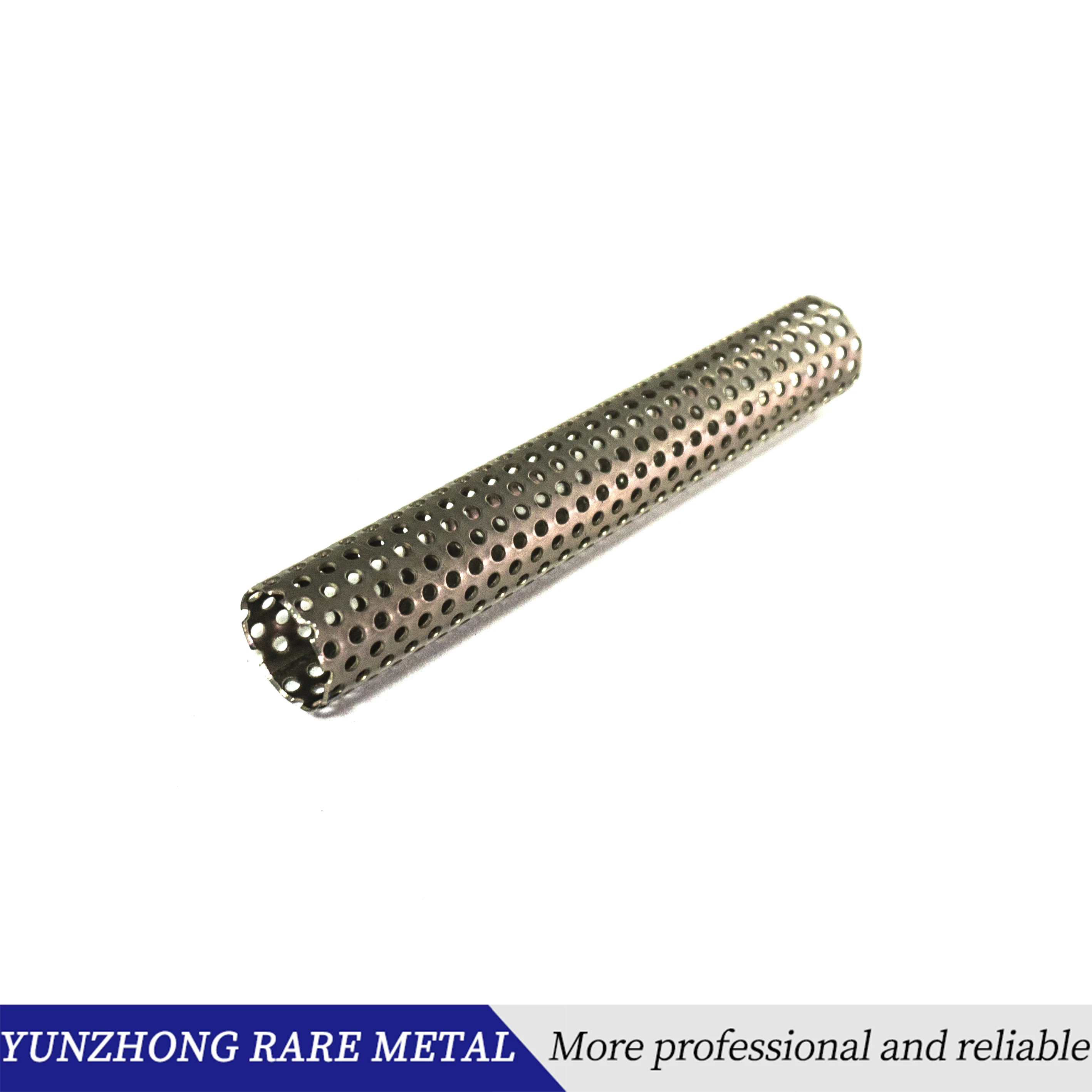 Price for Pure Titanium perforated tube for titanium exhaust pipe ,motorcycle car silencer