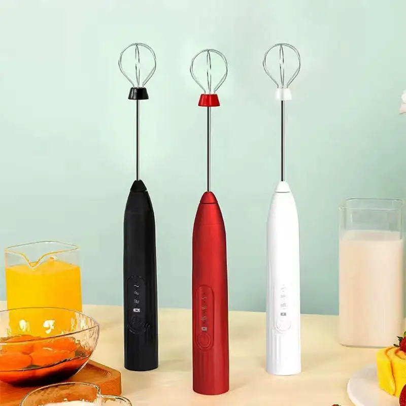 Automatic Kitchen Portable Mini Electric Egg Beater Stainless Steel Egg mixer Mixer Handheld Milk Frother Machine