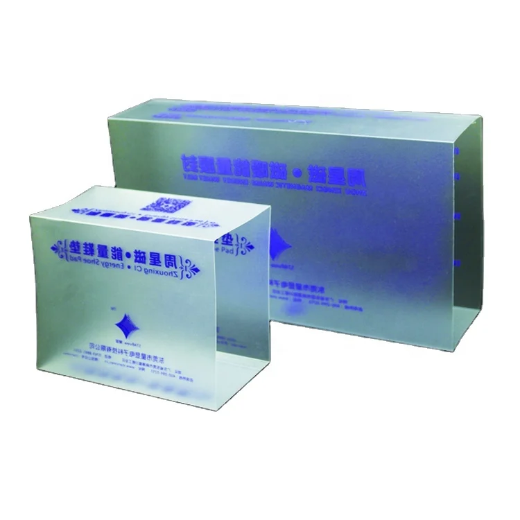 Custom Clear Plastic Hard Cover Sliding Box Sleeve Foldable PP Packaging with Embossing Recycled Materials Blister Use