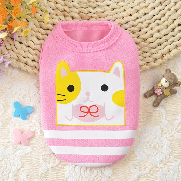 Мягкая шерстяная одежда с мультяшным рисунком для собак чихуахуа кошек товары домашних животных зимняя