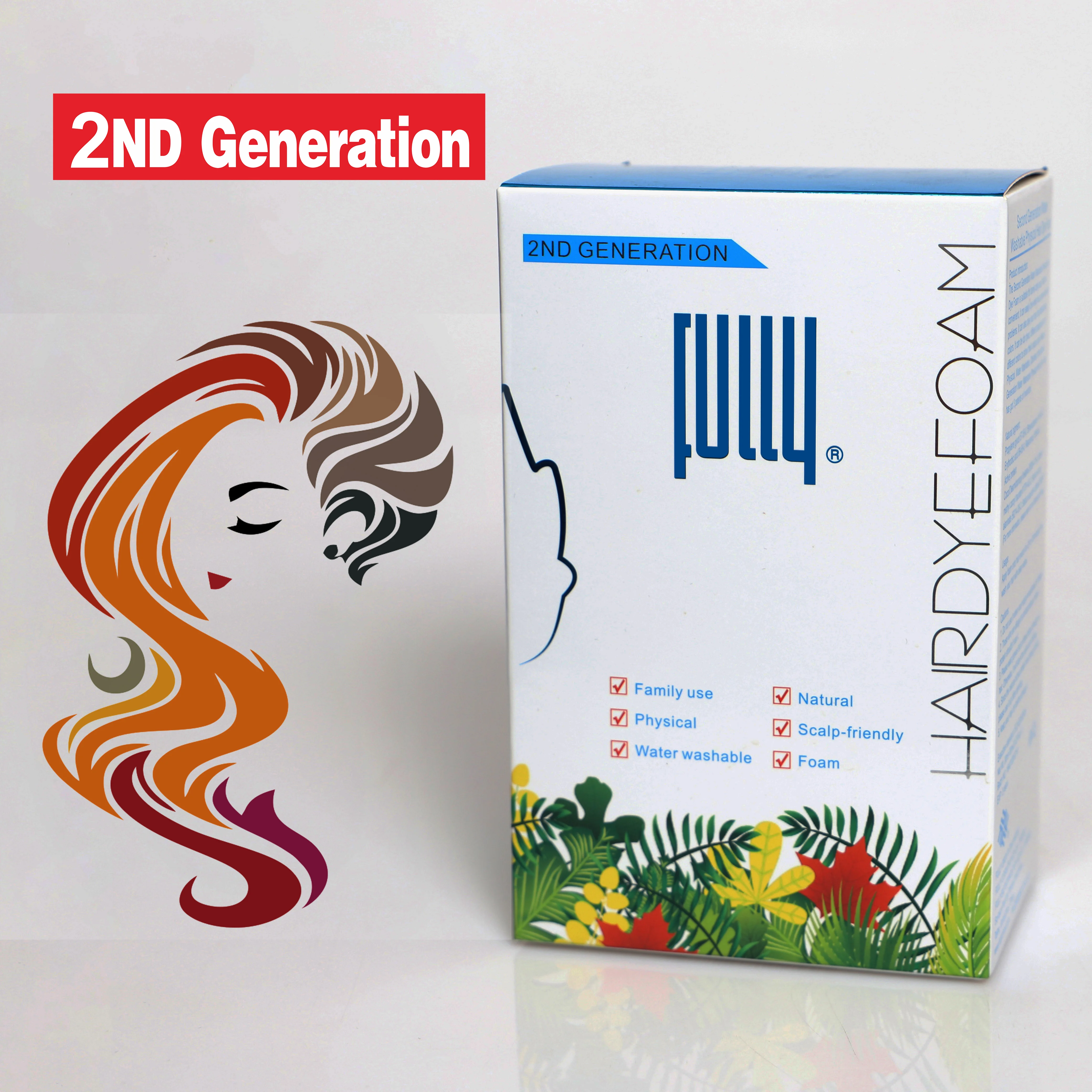 
FULLY New product permanent hair color dye natural hair dye 