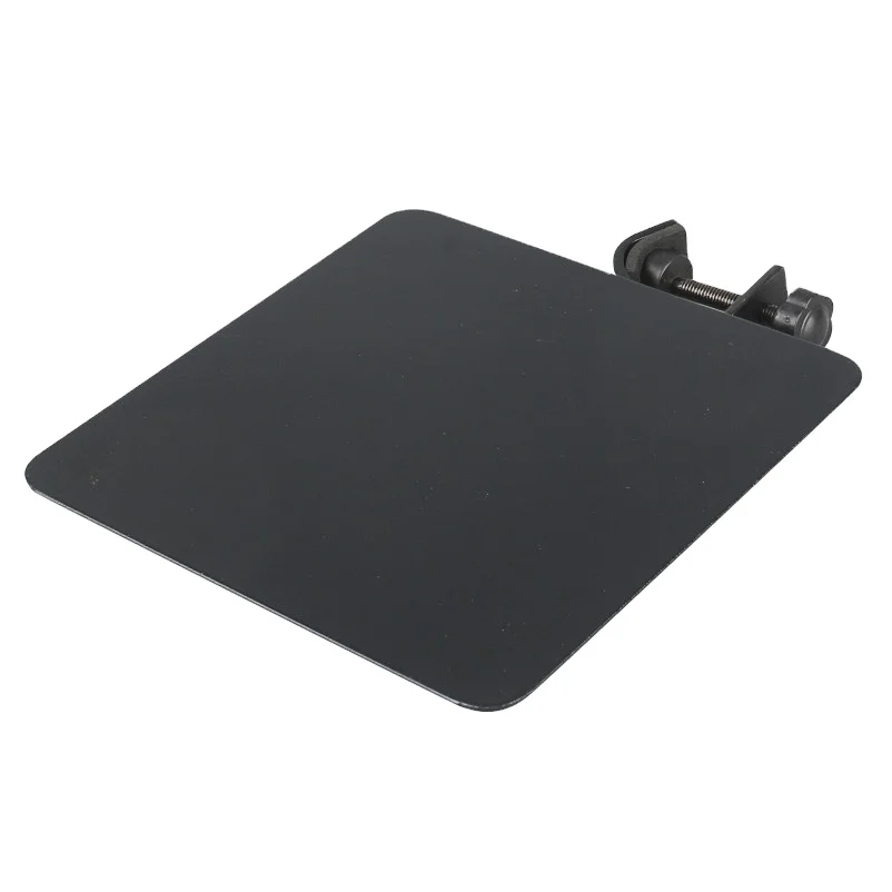 Microphone Stand Tray Mount Clamp on Rod Holders, Microphone Stand Desk for Music Sheet, Live Streaming, Recording