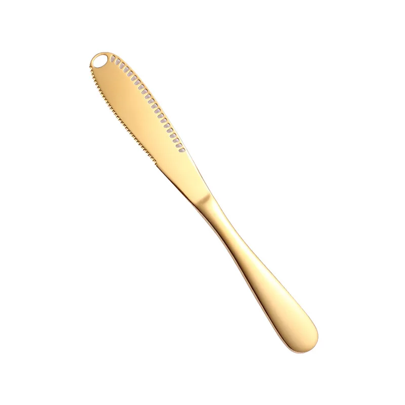 Лидер продаж на Amazon, удобный захват, нож для масла, нож для варенья, сливок, сыра с отверстиями для царапин