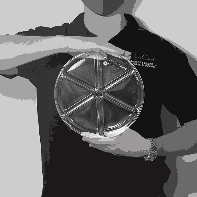 Hot Sell Plastic Plate Bowl Reusable Plastic Organizer Tray Food Packaging For Shop Restaurant Family Party Daily Use