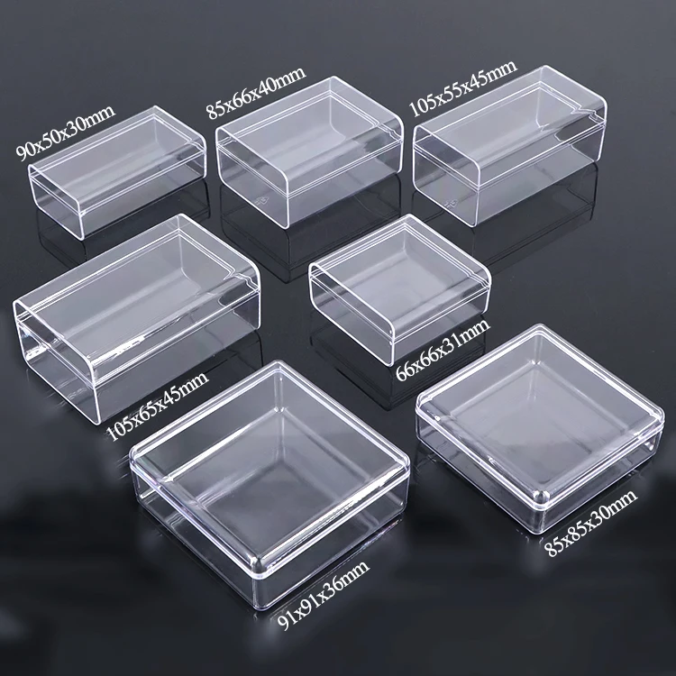 WEISHENG Plastic Luxury Acrylic Gift Case Jewelry Organizer Earrings Display Box Necklaces Packaging Watches Rings Display Box