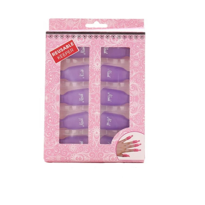 Wholesale Reusable Nail Soak Off UV Gel Art Polish Remover Clips/Nail polish soak off Clip/UV Gel Polish Remover Wraps