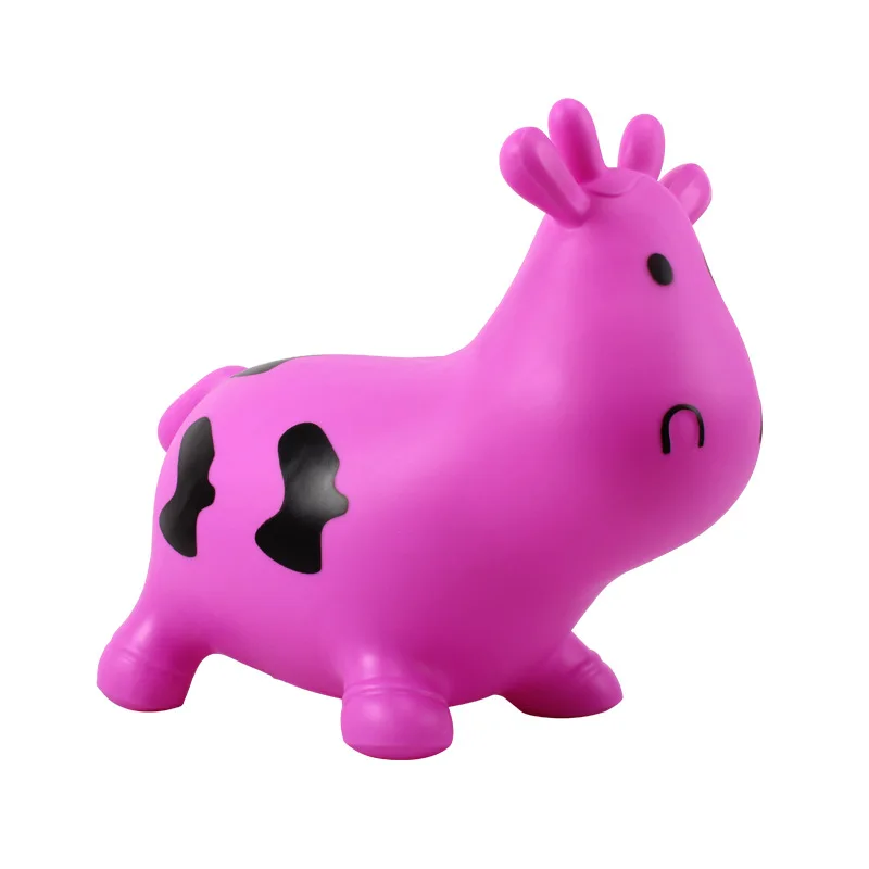 
Customized size & design plastic hopping inflatable Cow jumping animal toy 