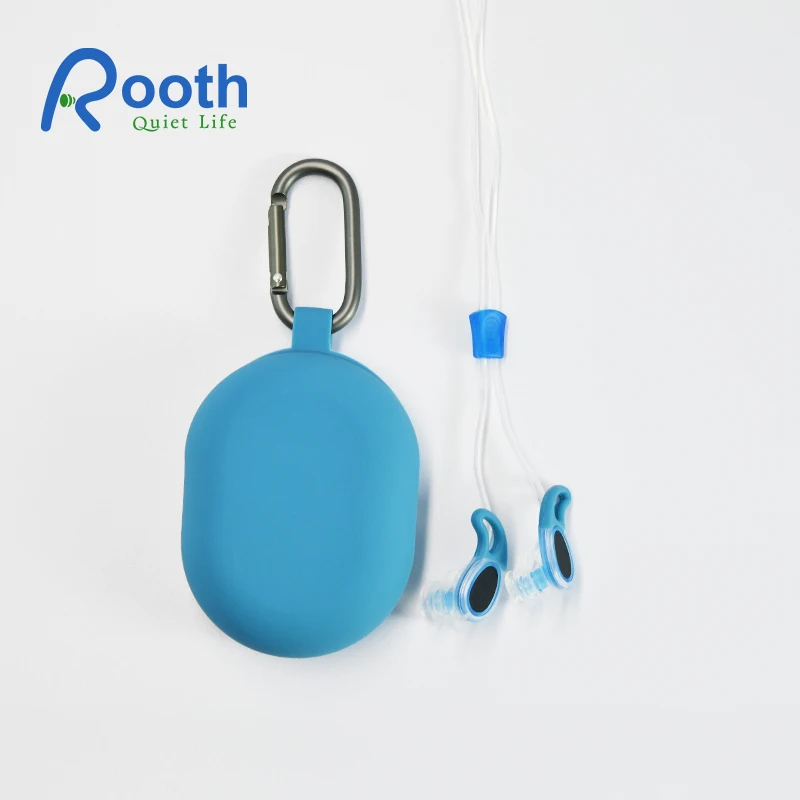 Medical-grade silicone earplugs swimming surf earplugs for waterproof Swim ear plug with cord earplugs for Water Sport