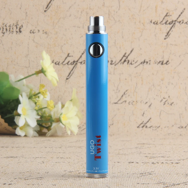 Hottest  UGO TWIST Vape Pen Battery 650mAh Variable Voltage USB Passthrough