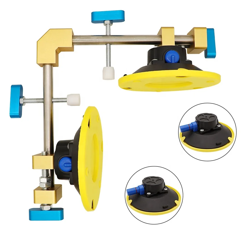 Factory Direct Sale Adjustable 90 Degree Vacuum Suction Cup Seamless Seam Setter for Lifting Granite Tile