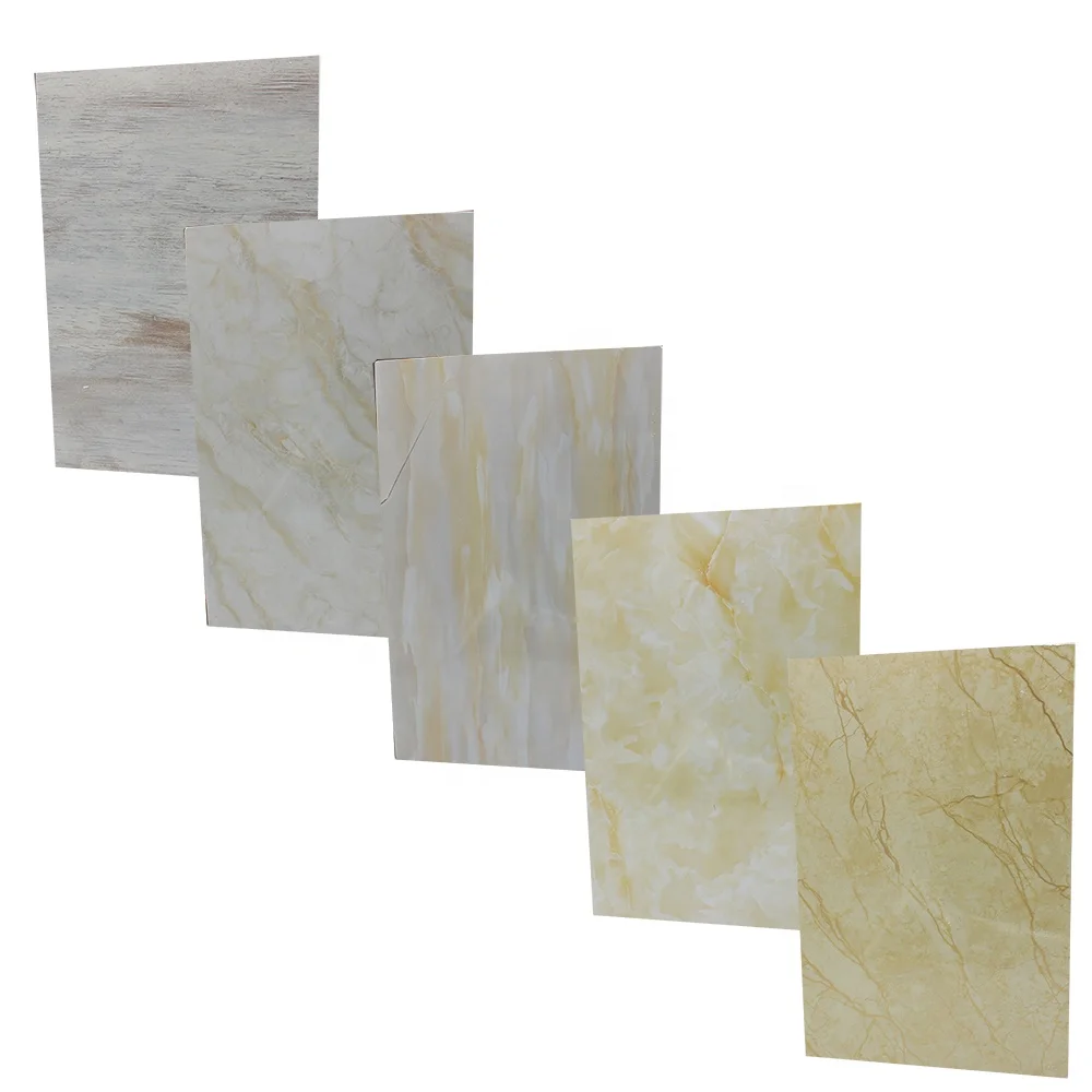 good price quality faux pvc marble sheet eco-friendly plastic