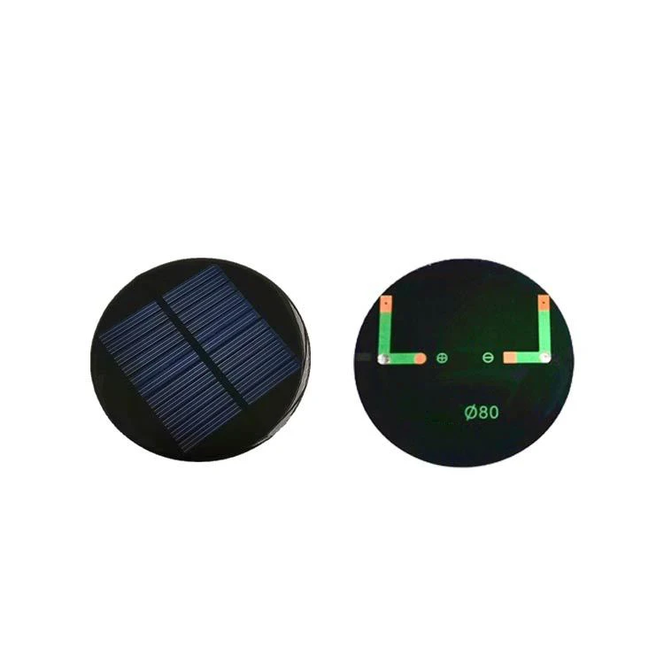 Customized Mono Poly Epoxy Resin PET Solar Module 80mm 0.4W 0.45W 0.56W 0.75W 4V 5.5V DIY Mini Solar Cell Panel