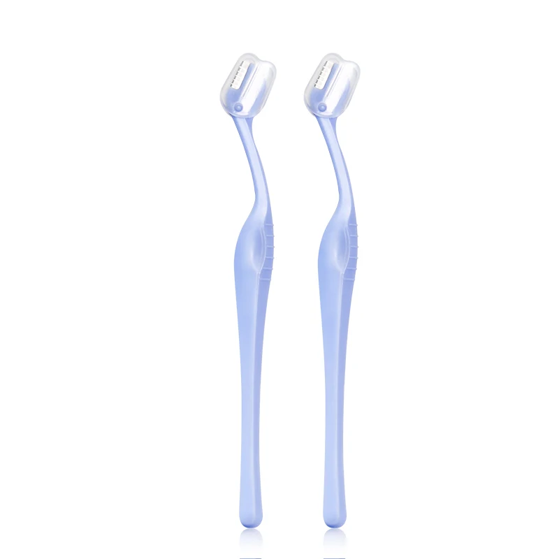 2023 hot selling high quality material women disposable mini brow face hairr remover eyebrows shaver trimmer razor