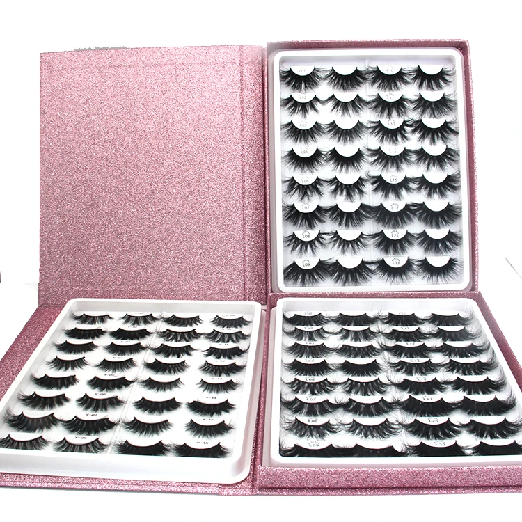Частная торговая марка lashes3d оптовый поставщик 16 пар книжка для ресниц 3d норковые ресницы с упаковочной