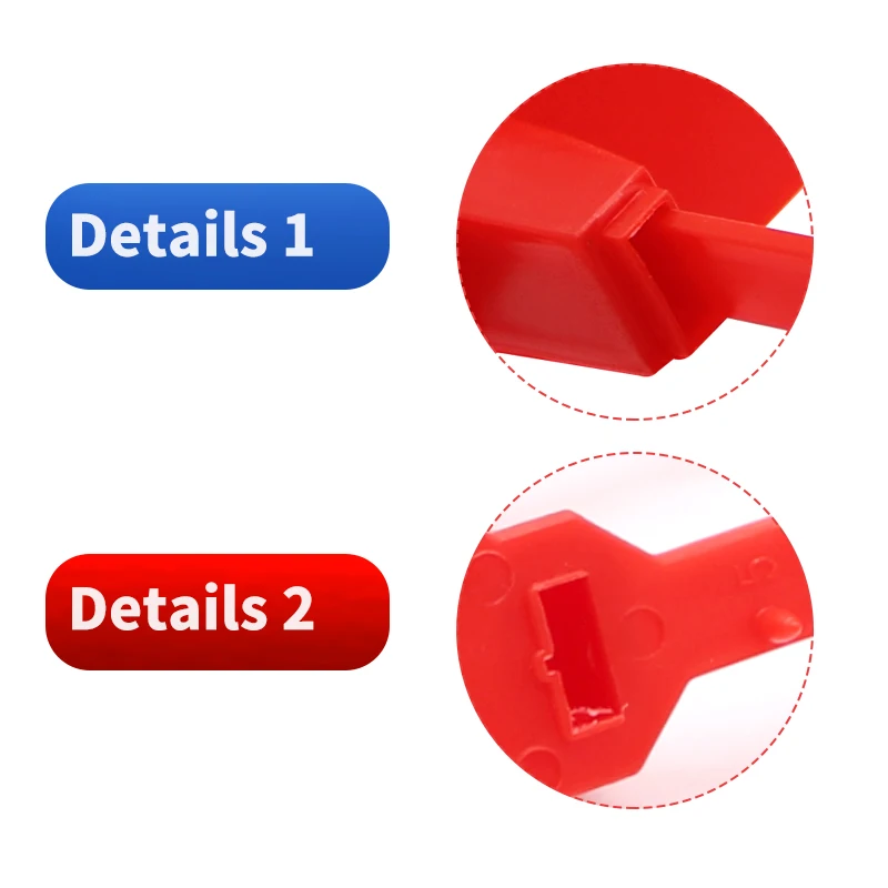 BCP103 300mm 6mm diameter security plastic seal lock factory wholesale plastic seal prices plastic security seal