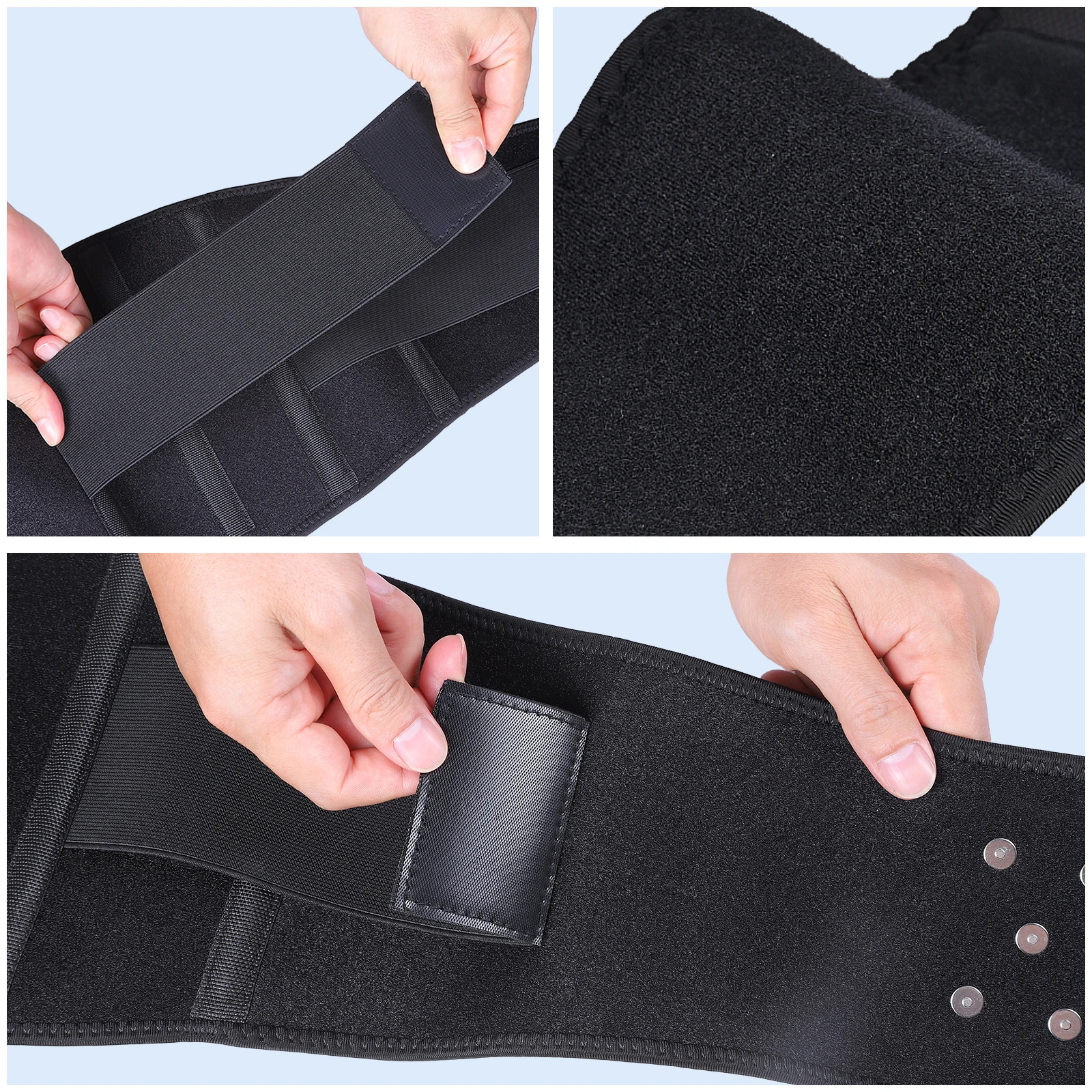 DGYAO Heating Pad for Back Pain Heat Belly Wrap Belt with Vibration Massage, Fast Heating