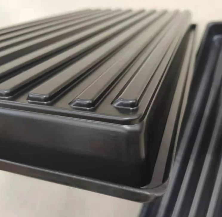 1020 прямоугольный поднос для рассады с отверстием китайский пластиковый микрозеленый гидропонного выращивания