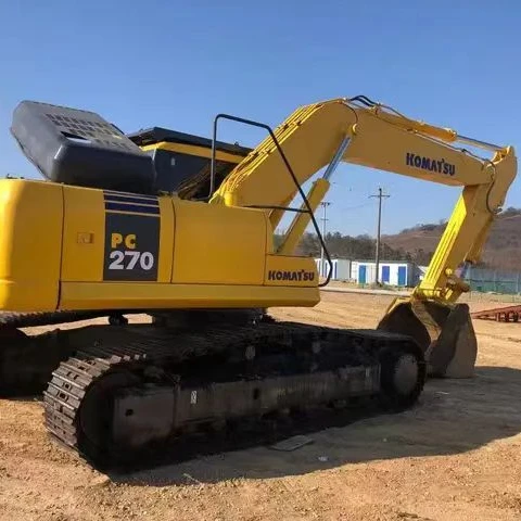 Used KOMATSU Excavator PC270  hot sale, second hand KOMATSU good quality track digger
