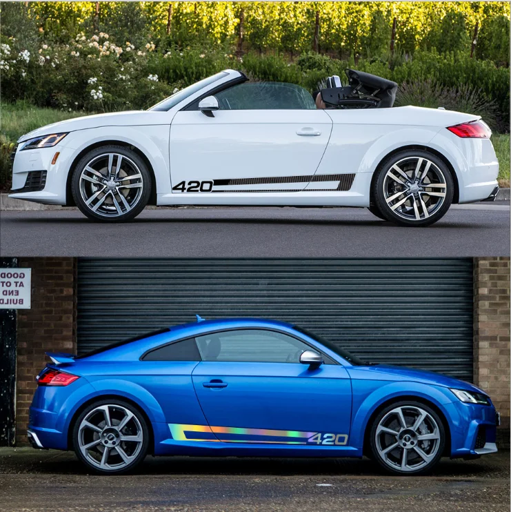 Apply to Audi TT MK1 MK2 MK3 8J 8N 8S 2014-2018 door sticker pull float sticker