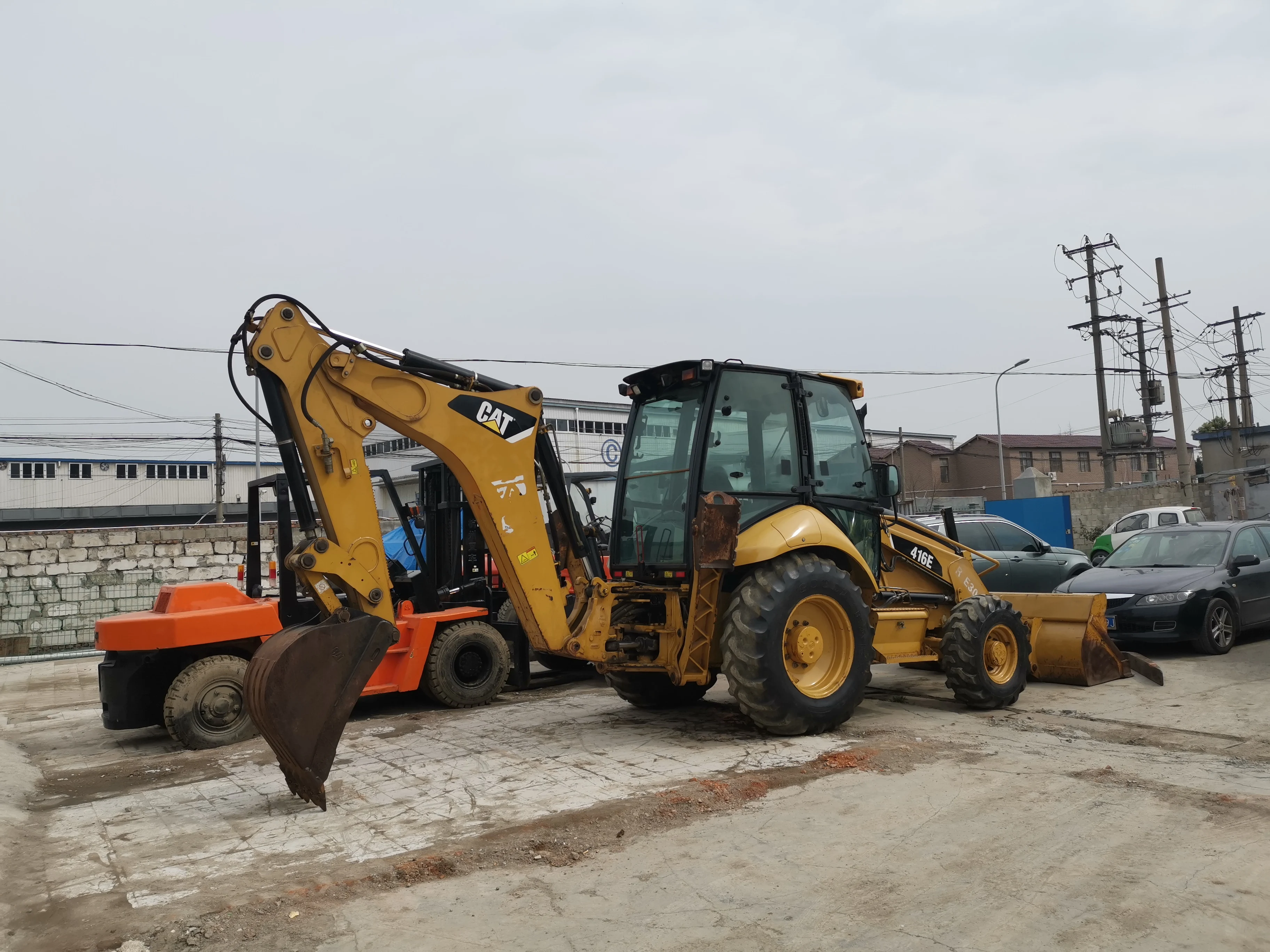 Экскаватор-погрузчик CATERPILLAR 416e 420e 430f б/у cat 416