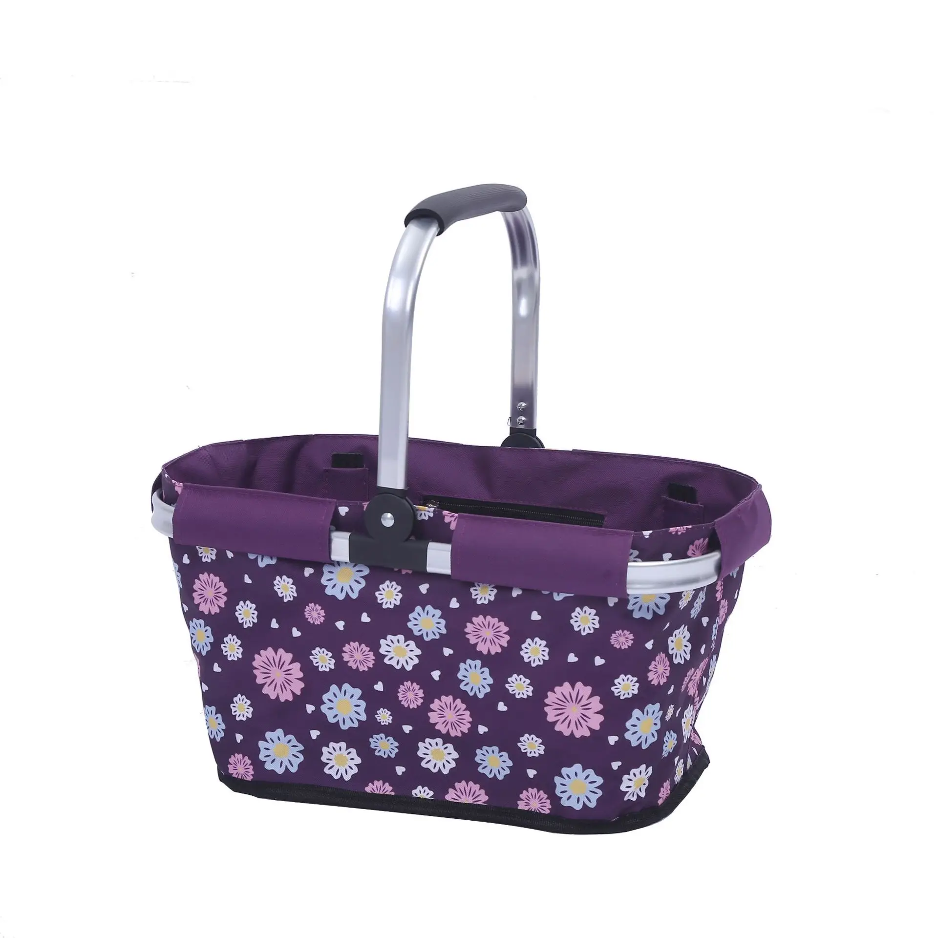 Wholesale Insulation Outdoor Picnic Foldable Supermarket Shopping Carrying Baskets Home Storage Basket