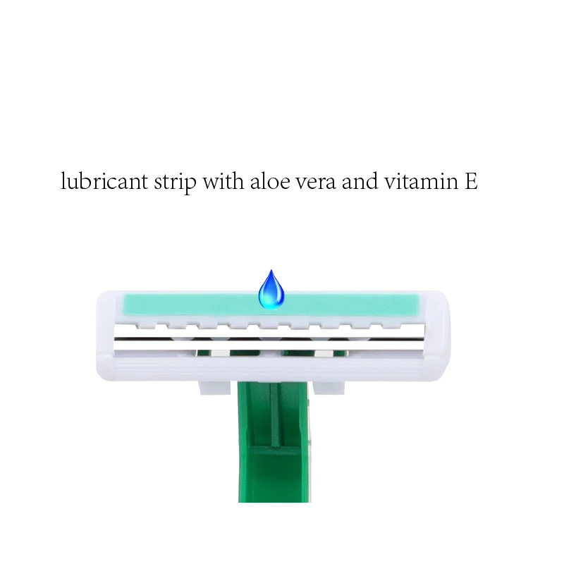 wholesale hotel disposable razor shaving razor Factory Tiwn Blades Fixed head Disposable Face Razor