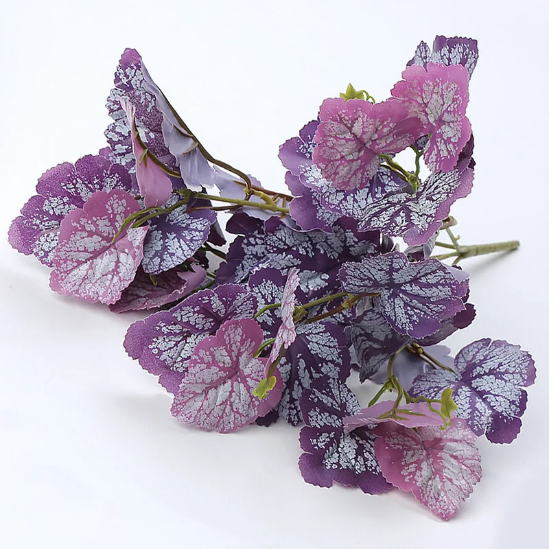wholesale cheap artificial Plant wall decoration materials artificial begonia plant