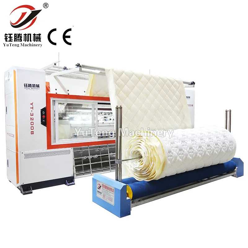 Double Chain stitch-Multi-Needle Quilter machine  ,Mattress Manufacturing Machinery