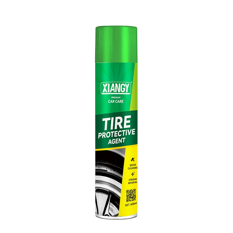 Quality Wholesale Tire Protective Agent Brightener spray aerosol for Car Bike motorcycle