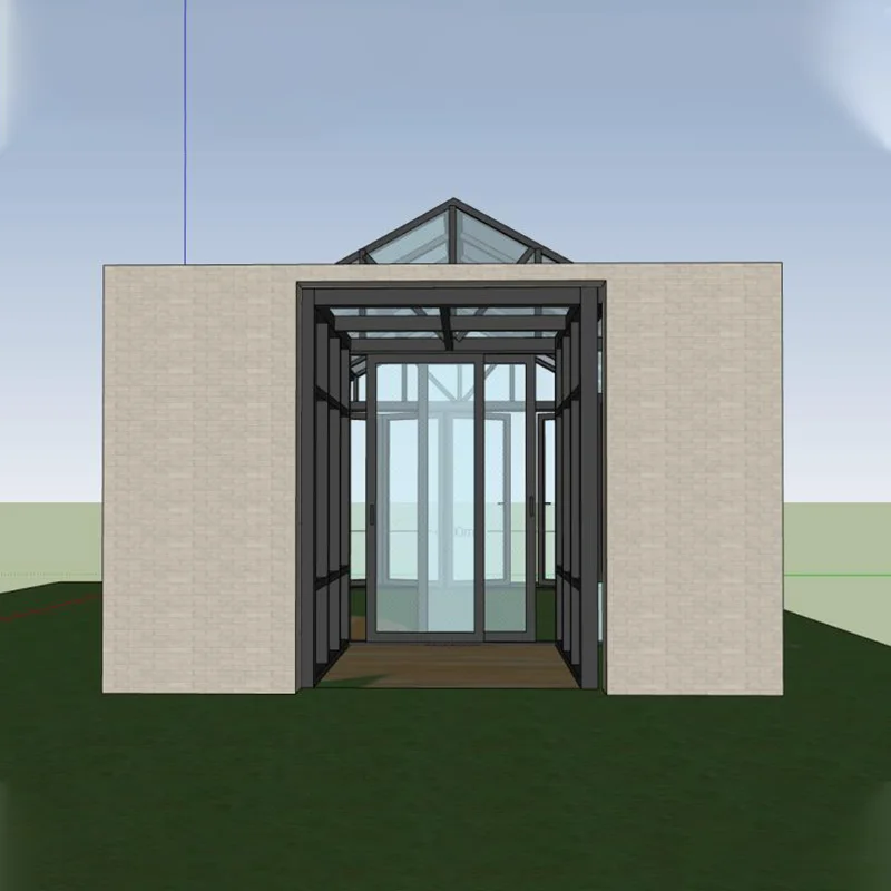 winter garden room insulated solarium enclosed porch aluminium sunroom  conservatory four seasons lowes glass house