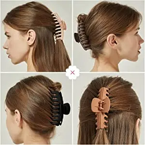 Нескользящие большие заколки для волос женщин и девочек супер прочные Милые Акриловые толстые