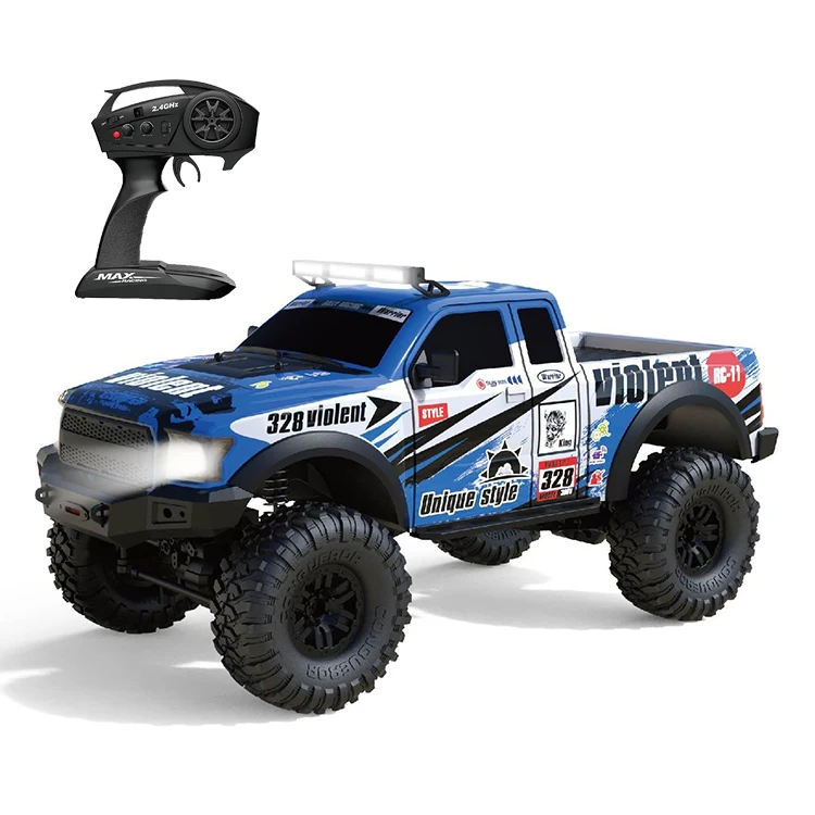 1/10 Remote Control Toy Rock Crawler Monster Truck Climbing Racing 4x4 RC Car for Boys