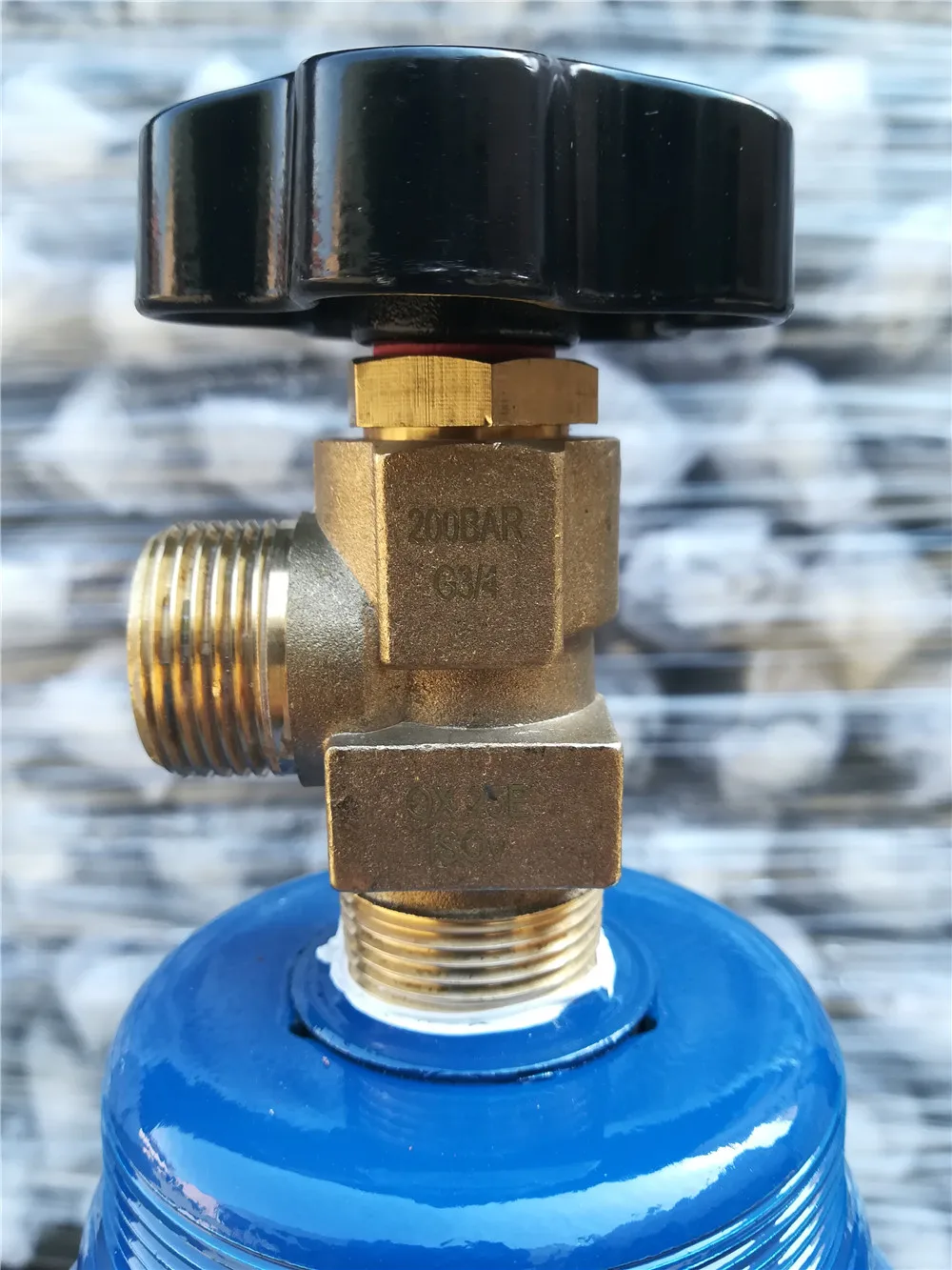 20L Oxygen gas Cylinder Prices Bottled gas cylinder regulator For Sale