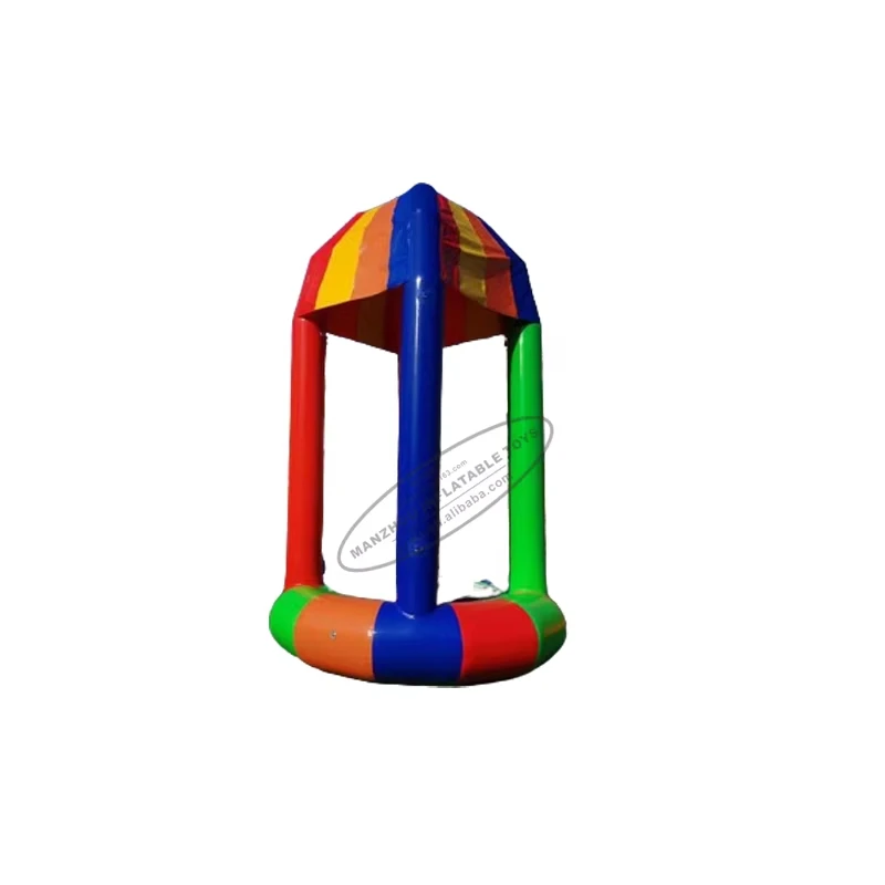 Kids Rides Carnival Safety Inflatable Bungee Jumping Trampoline with Trampoline Elastic Band