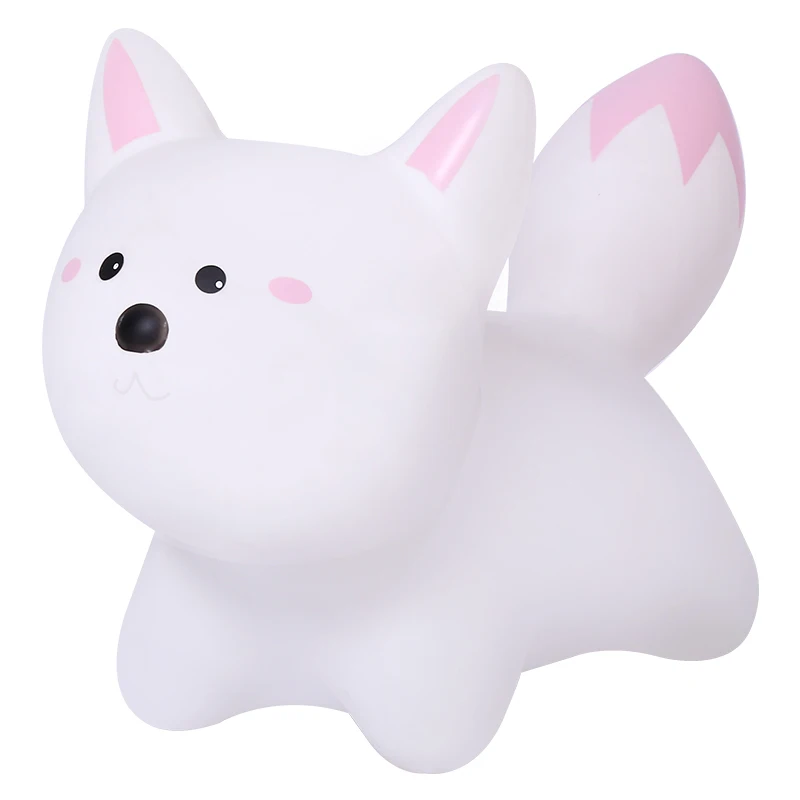 
Top Sale Plastic Jumping Fox Bouncy Animal Toy Hopper Jumping Animals 