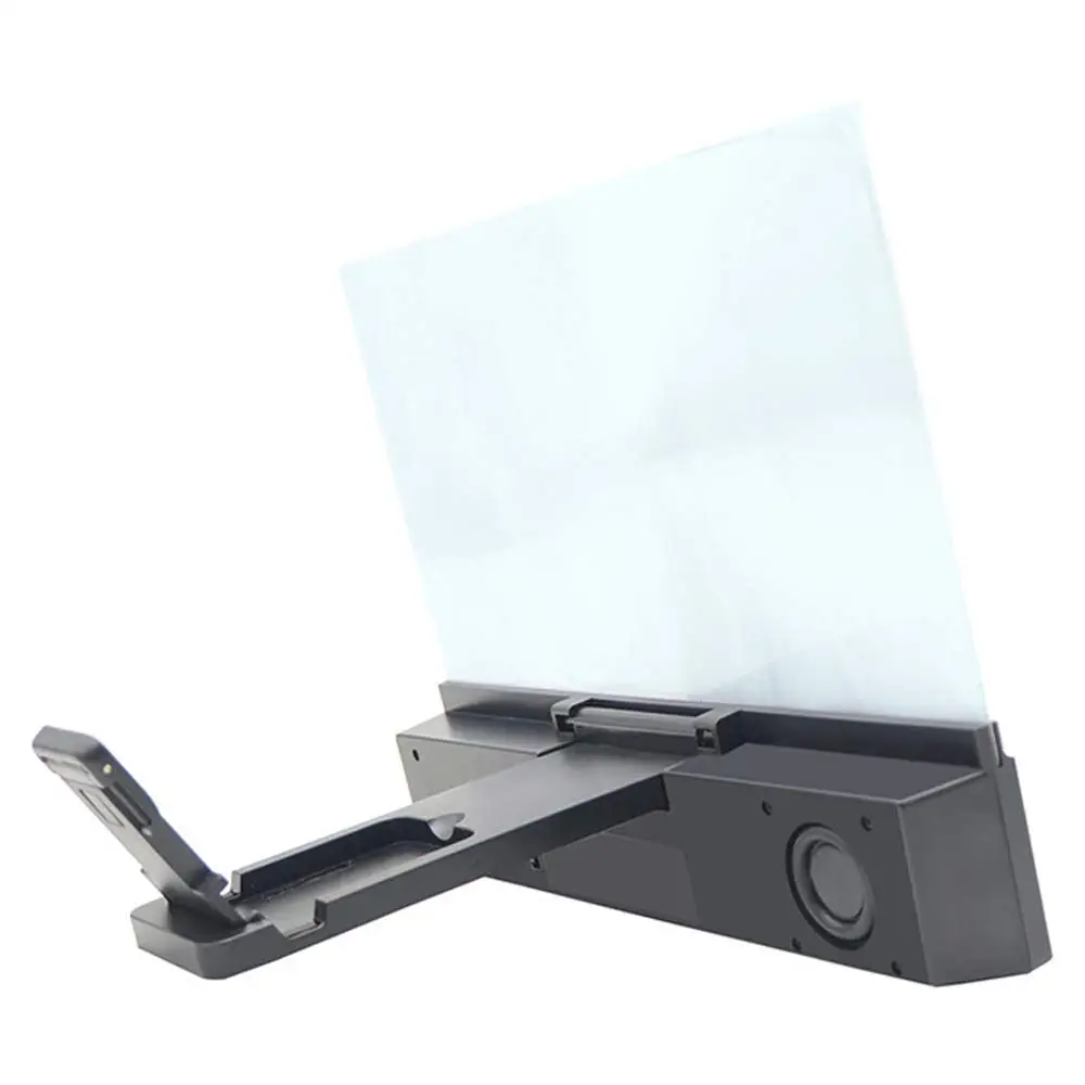 12 inch 3D Mobile Phone Enlarger Ampliador de pantalla de celular  Phone Screen Magnifier with Bluetooth speakers