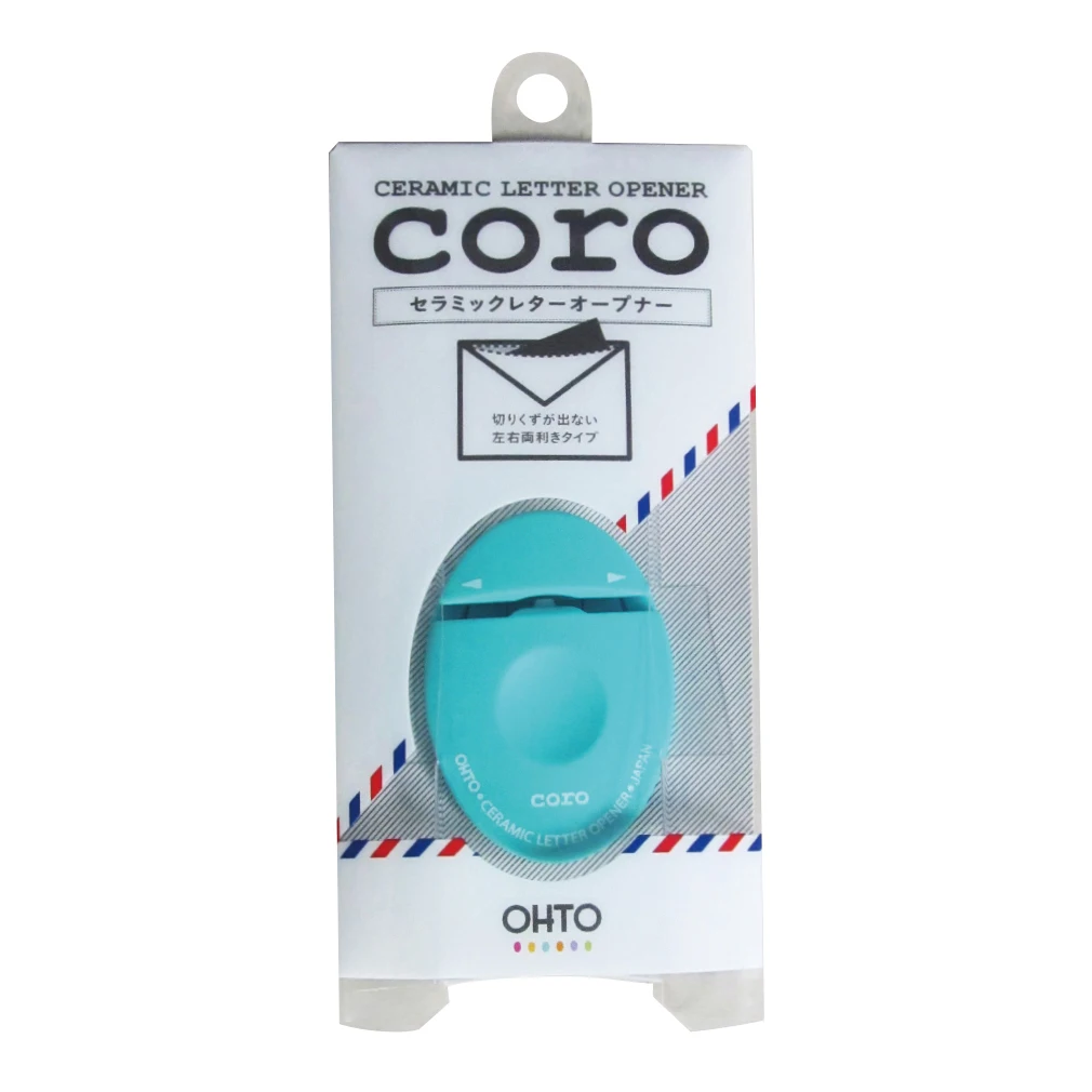 Japanese reliability famous ceramic blade card set opener letter