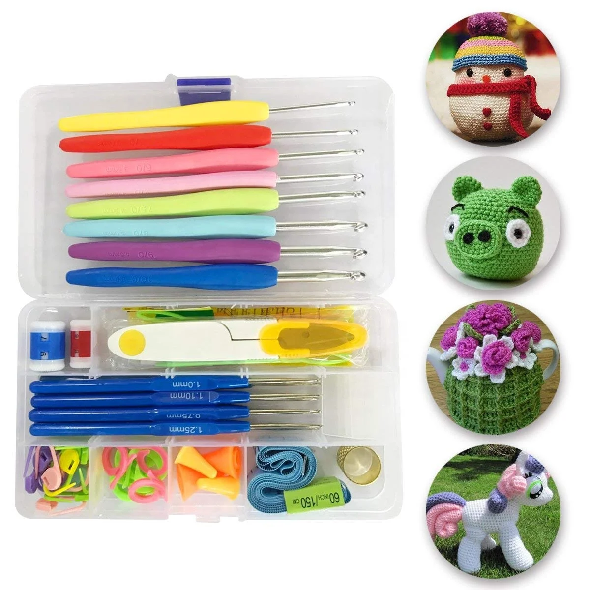 Hot Sale Crochet Hook Set Needles Stitches Knitting Craft Case Crochet Set