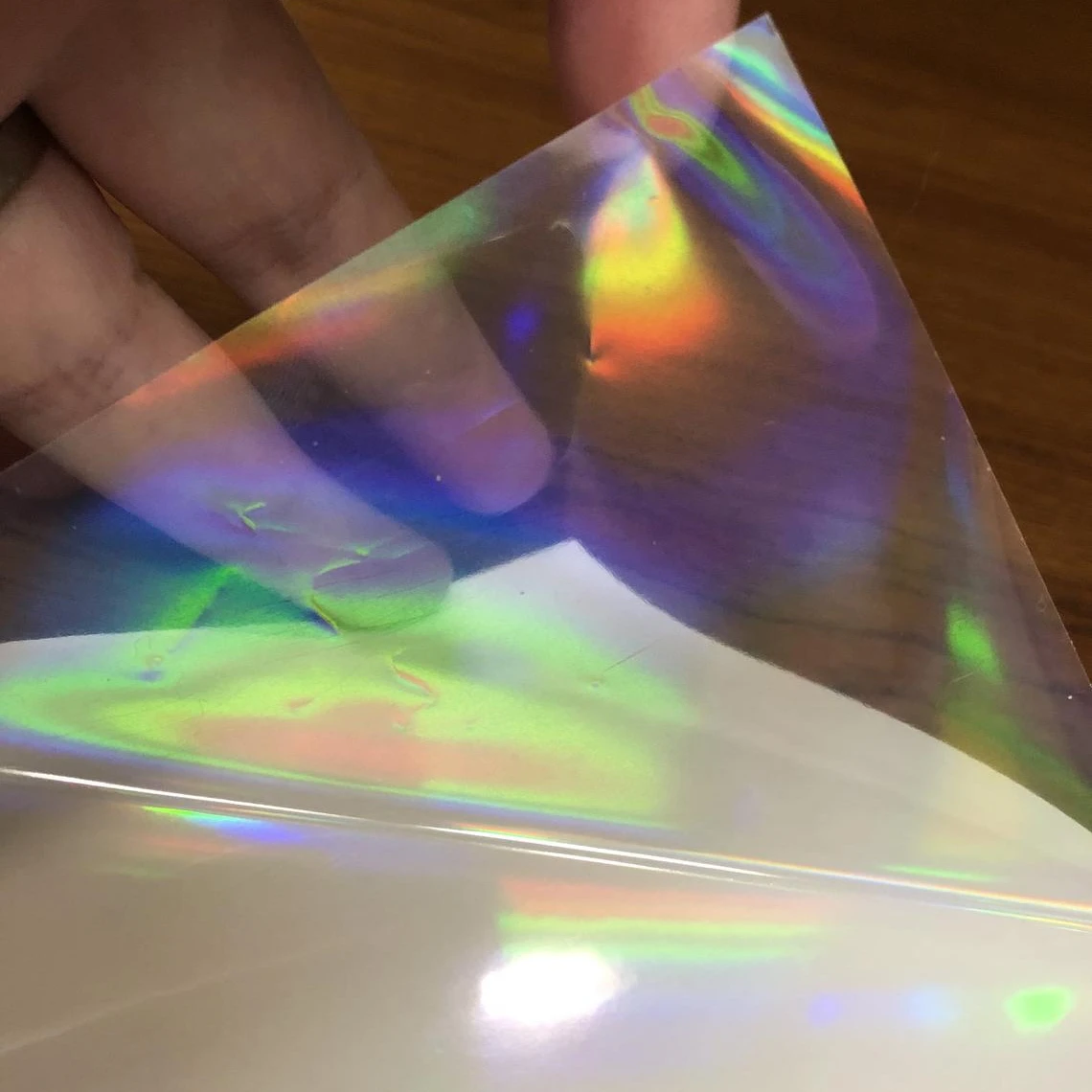 BOPP Transparent Glossy Matte  Butterfly Pattern  Cold Lamination Laminating Film With Adhesive Roll Cold Lamination