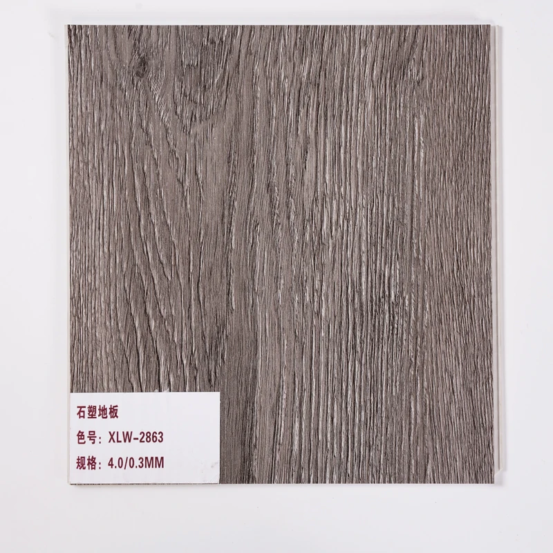 100%Waterproof 6mm 4mm thickness Rigid Vinyl Sheet Plank Click Lock Piso Vinilico Floor PVC Plastic Interlocking SPC Floor