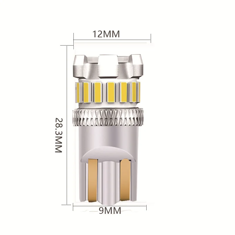 Светодиодные лампы W5W T10 светодиодные Canbus 4014 3020 SMD для автомобильной парковки подсветка внутренней карты Купольные огни 12 В белая автомобильная лампа 6500 К
