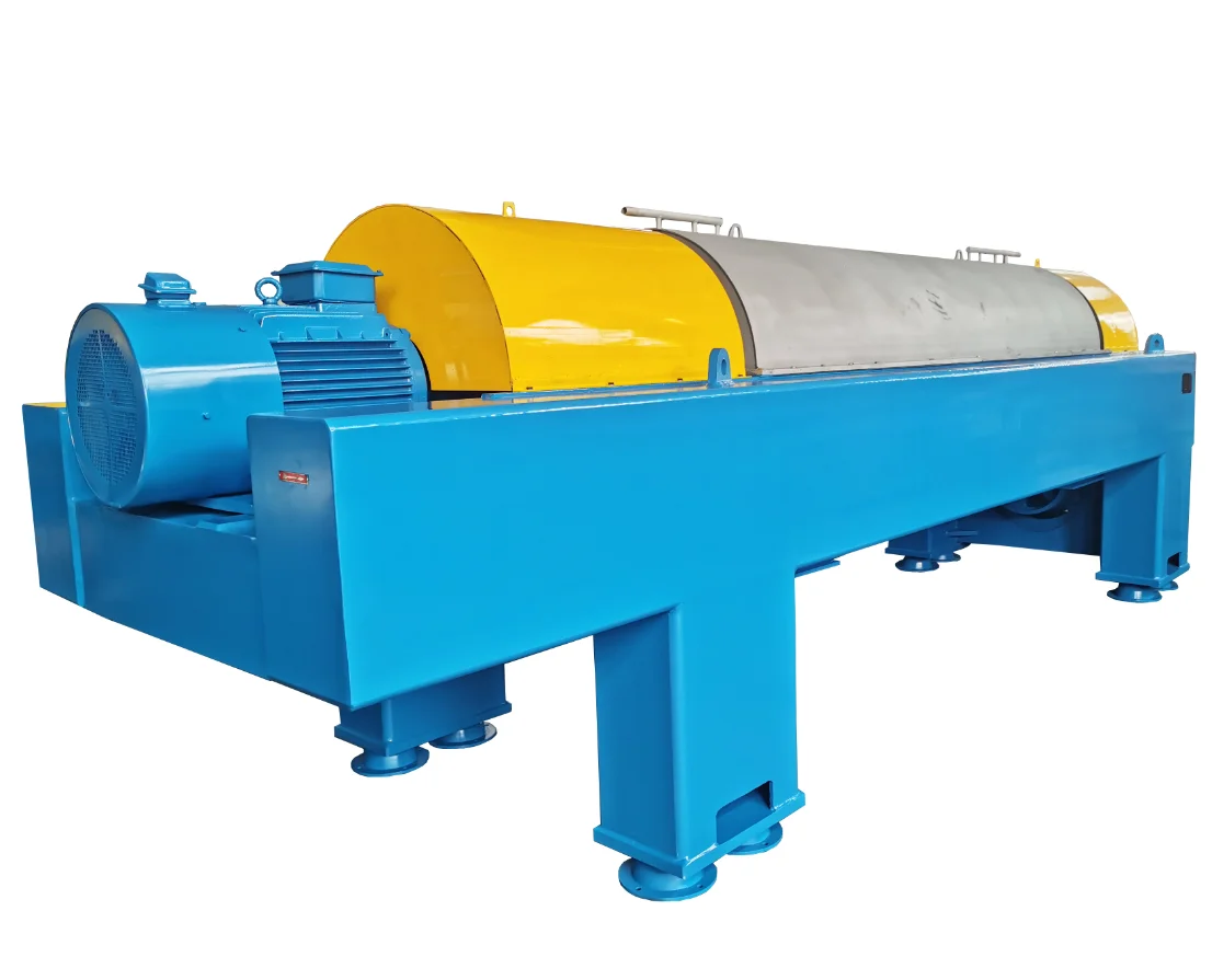 Horizontal Industrial Decanter Centrifuge Machine Palm Oil Sludge Separation Waste Mud Decanter Centrifuge
