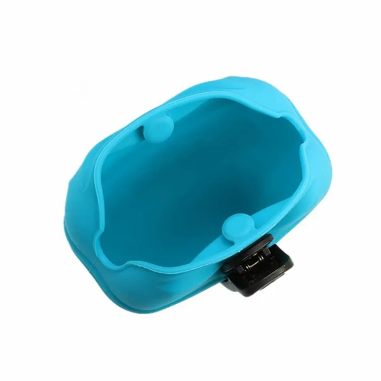 Portable Outdoor Silicone Dog Treat Pouch bag Hands Free Pet Training Waist Bag