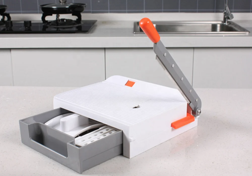 Multi-function hand adjustable thickness dial safe manual fruit shredder dicer cutter grater chopper mandoline vegetable slicer